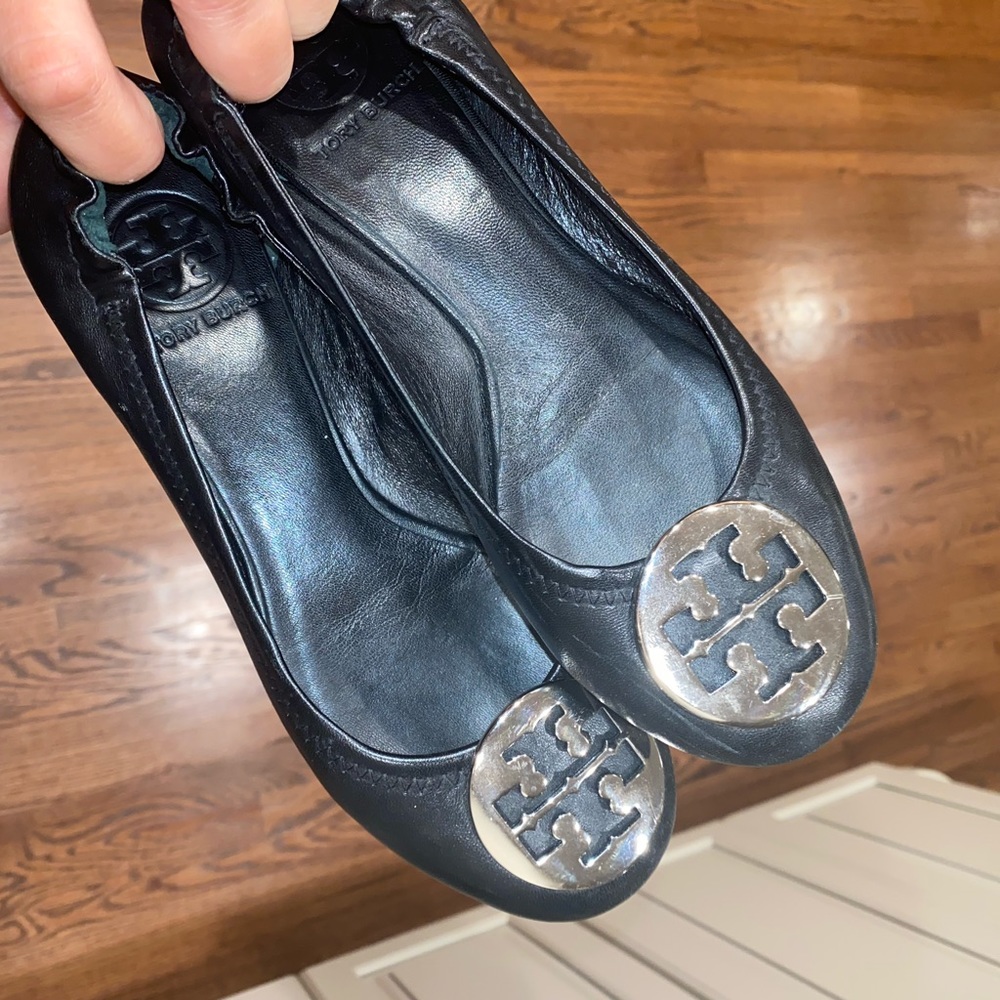 Tory Burch Minnie Travel Ballet Flat Leather